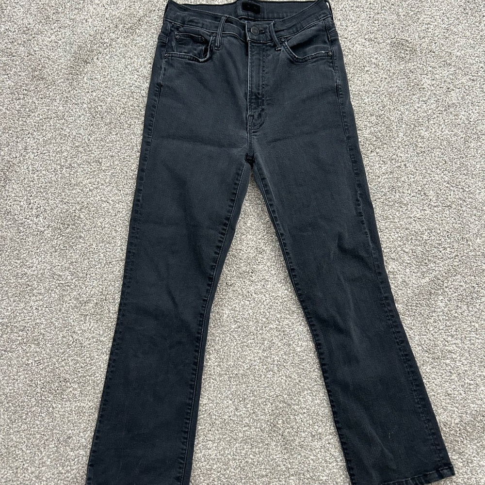 MOTHER Insider Crop Step Fray Jeans